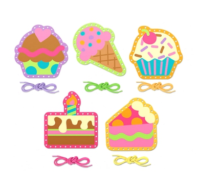  스테판조셉 실꿰기카드5P세트 (스위트)				 				