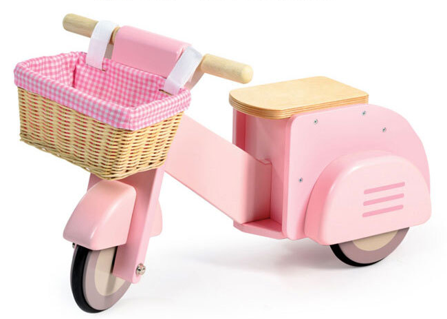 텐더리프 체크 바구니 미니 클래식 스쿠터