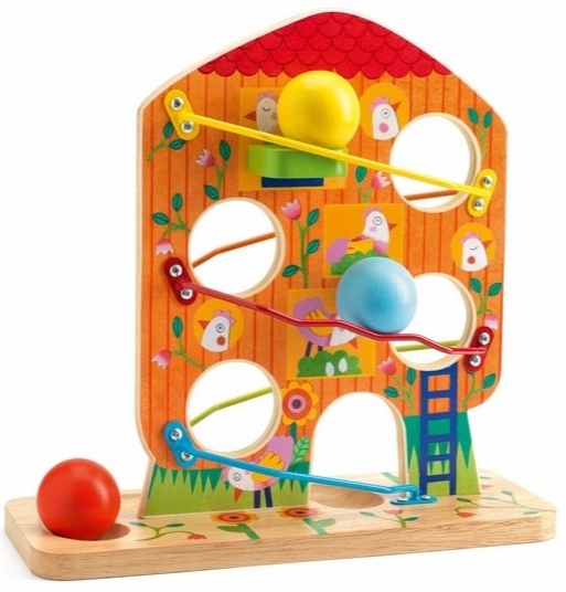 꼬꼬댁 원목공굴리기