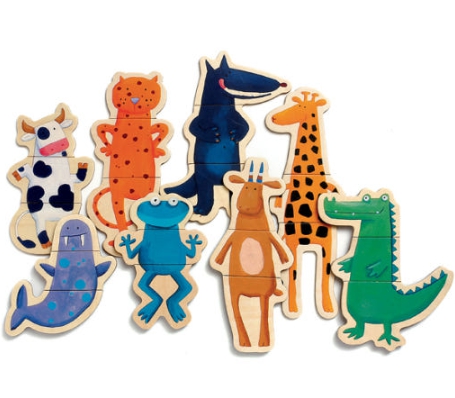 나무자석퍼즐 크레이지 애니멀