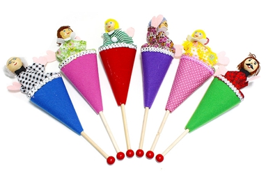 막대인형가족 6종