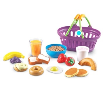 건강한 아침식사 바구니