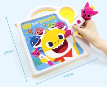 핑크퐁 상어가족 펜