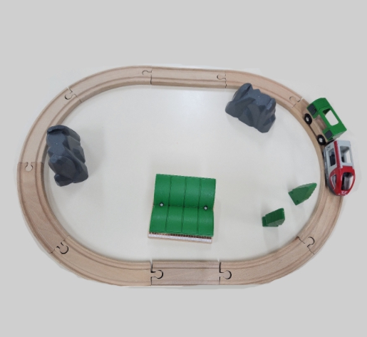 스웨덴 원목 기차놀이