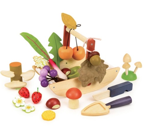 야생 식물채집바구니