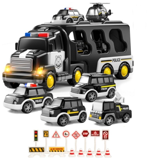 경찰차 캐리어 트럭