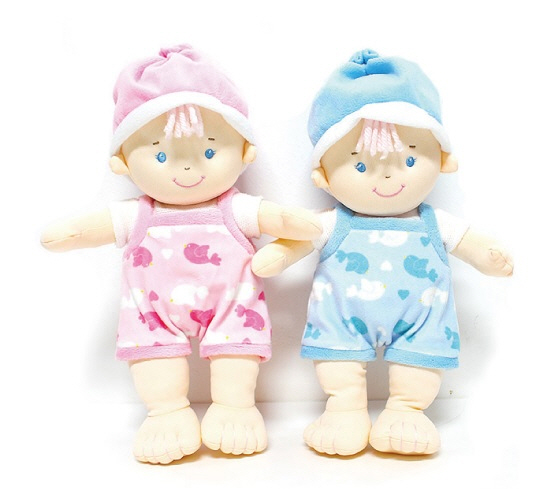 보들블루 핑크인형